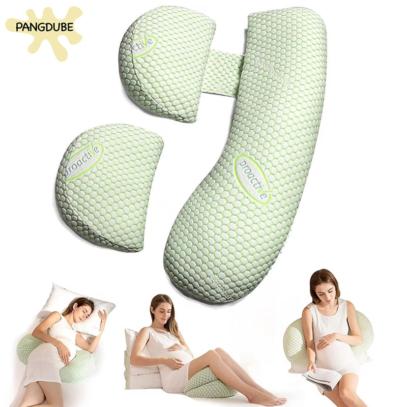 PANGDUBE หมอนตั้งครรภ์สําหรับหญิงตั้งครรภ์ผ้าฝ้ายหมอนสําหรับ Sleeping ให้นมบุตรเบาะคลอดบุตรหมอน