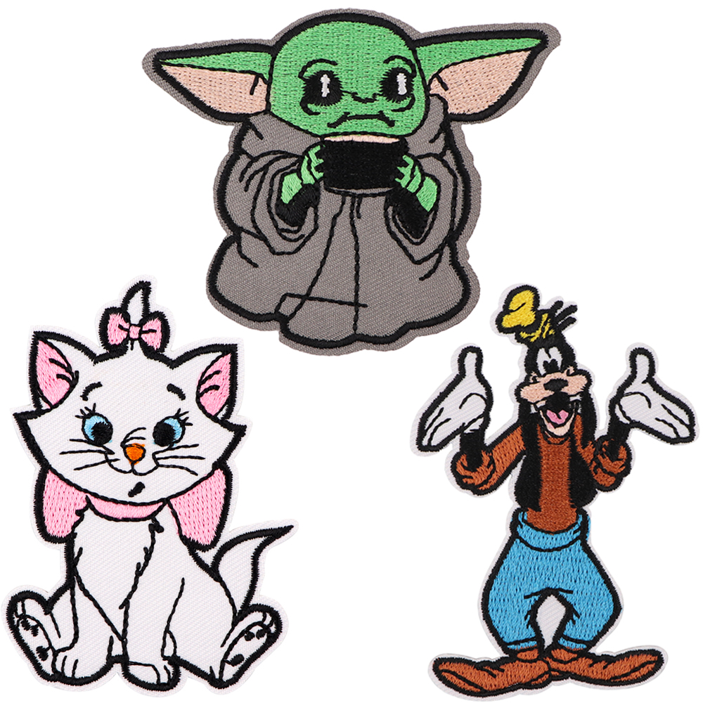 Patch Patch Patch dos desenhos animados do filme Patches DIY Applique Adesivo, Roupas de costura, Emblemas Jaqueta, Ferro em T-Shirt Acessório