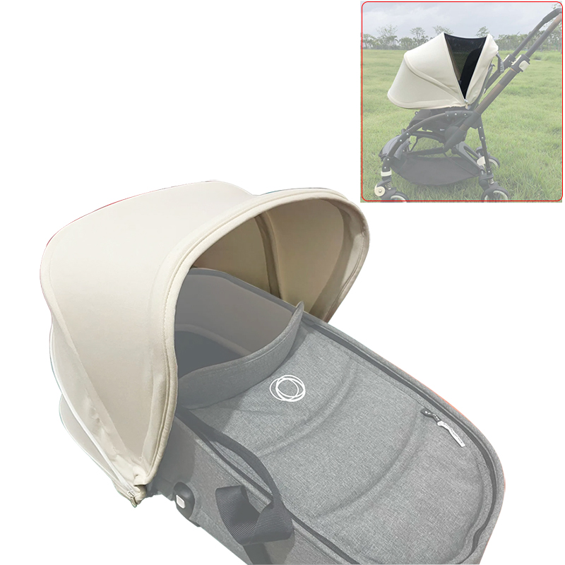 Солнцезащитный навес для Bugaboo Bee 3/5/6, корзина с лисой на крыше с сетчатым świetlikiem, выдвижная большая площадь, прямая замена, детские аксессуары
