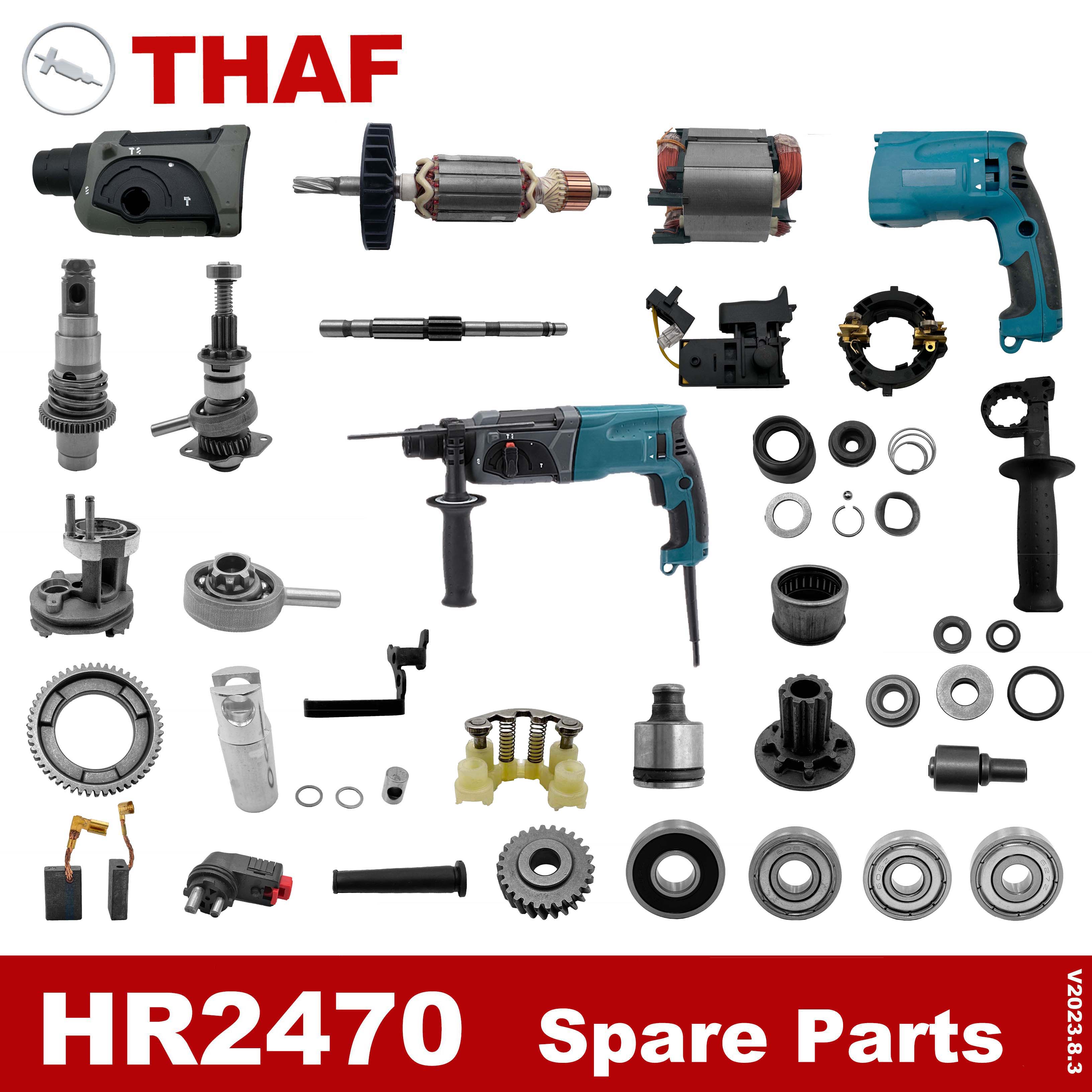 Запасные части для перфоратора Makita HR2470