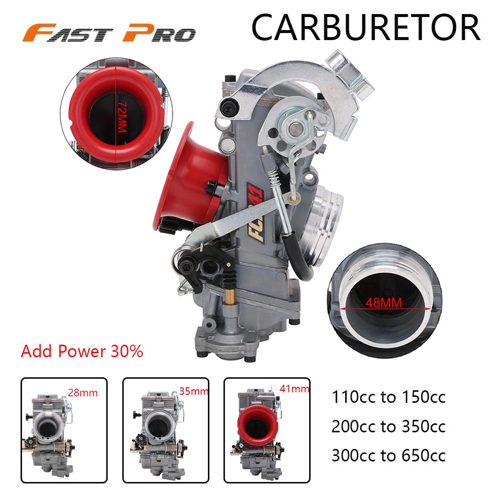 Мотоциклы 28 35 41 мм FCR Карбюратор Power Jet Добавить мощность 30% для Keihin CRF450 S450 Husqvarna450 KTM Racing Motor ZINC