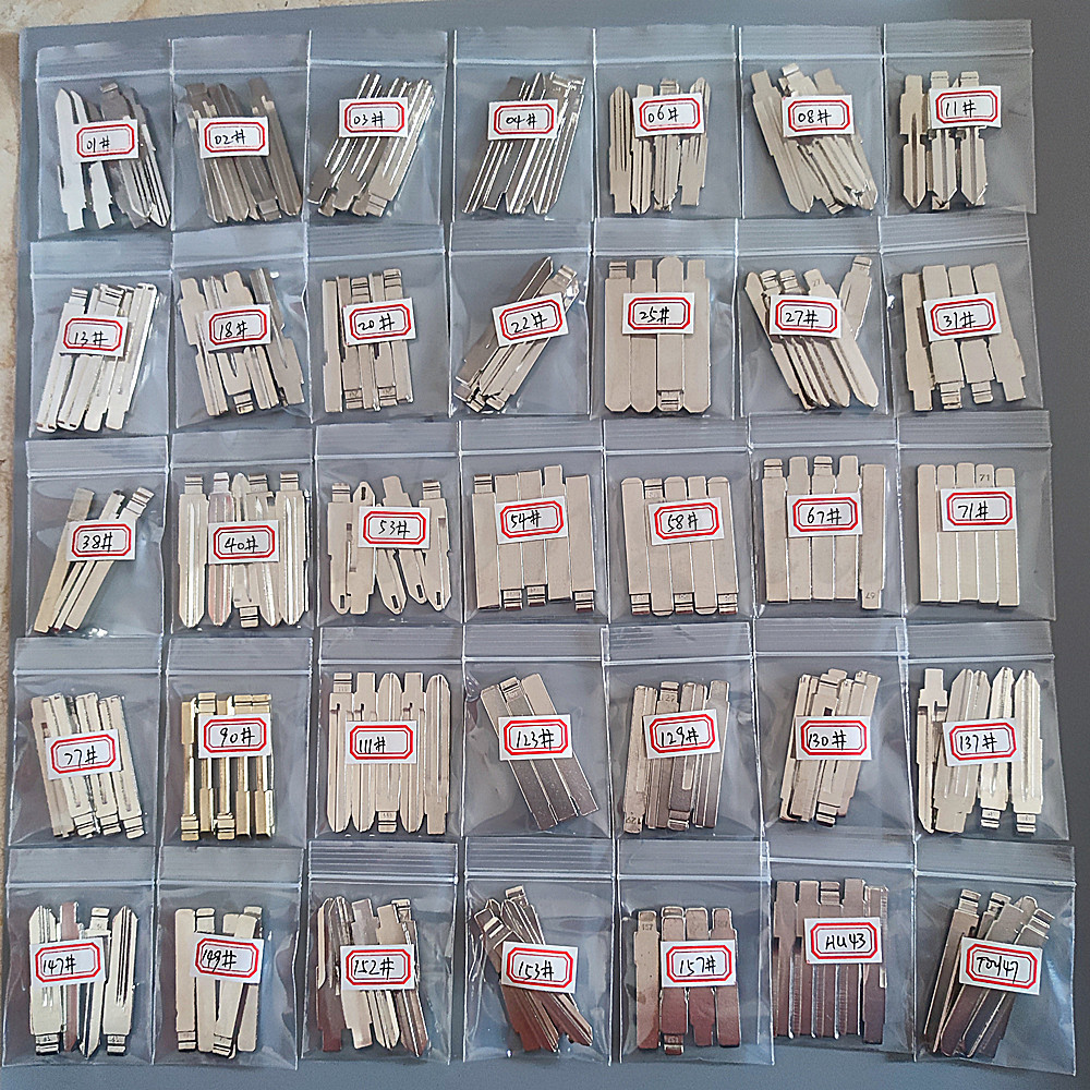 175 Uds llave de coche hoja de llave remota KD en blanco para mandos a distancia KD900/KD-X2 KD VVDI Xhorse JMD