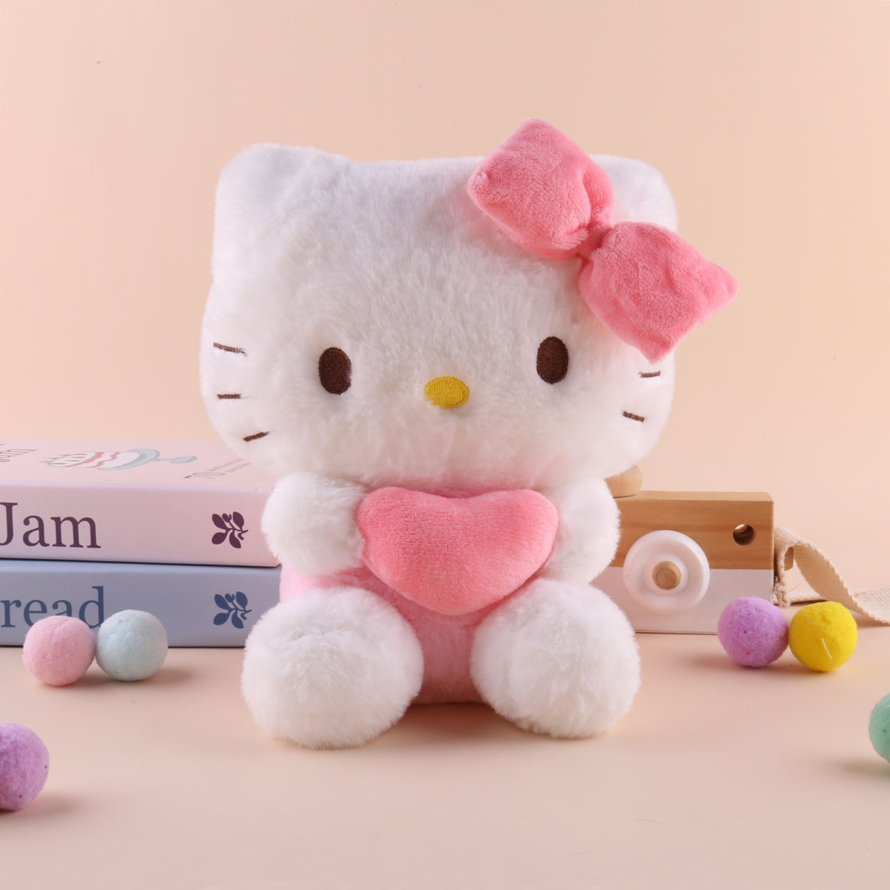Hot Sanrio Hello Kitty Kuromi Pillow KT Plush Toy Girls Soft Stuffed Animal Toys Heart My Melody Cinnamoroll Stuff Doll Gifts/