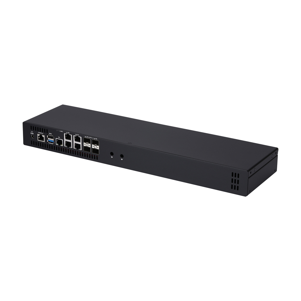 Q20300G9 1U Rack CPU Atom C3558 C3758R C3758 C3808, 4x 10G SFP+/ 5x Intel 2.5G LAN/ Console/ DDR4 RAM, Qotom Firewall Router
