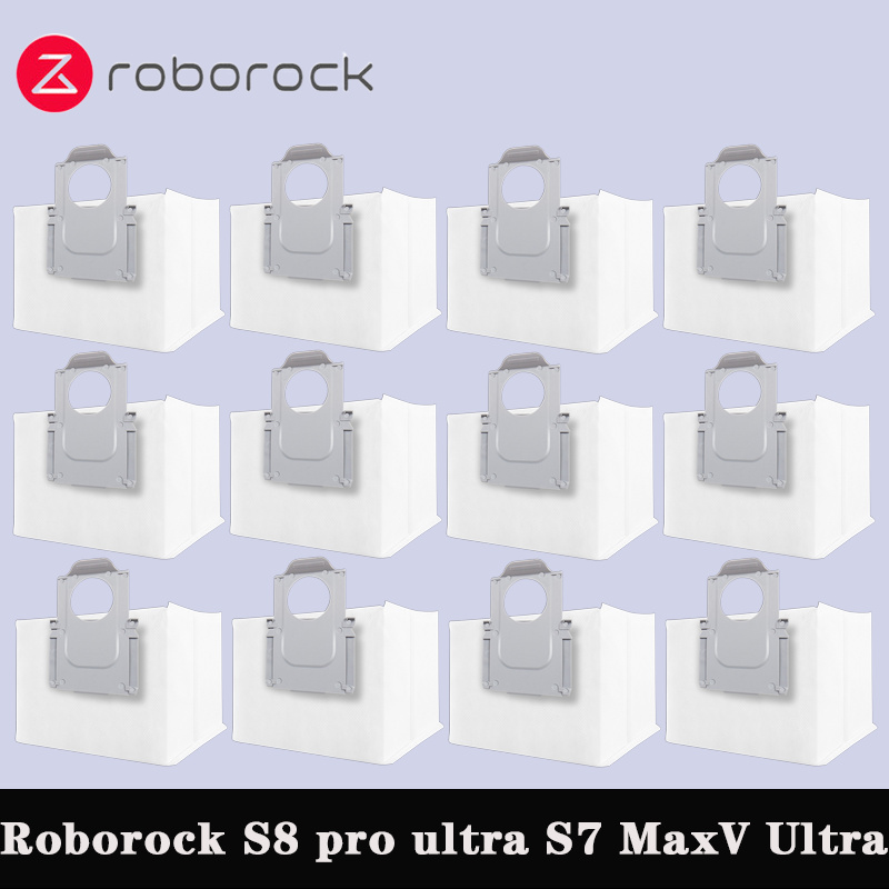 Roborock S8 Pro Ultra Roborock S7 Maxv Ultra Roborock Q7 Max + Roborock Q8 Max Puls Ultra Robot bolsas de polvo Accesorios