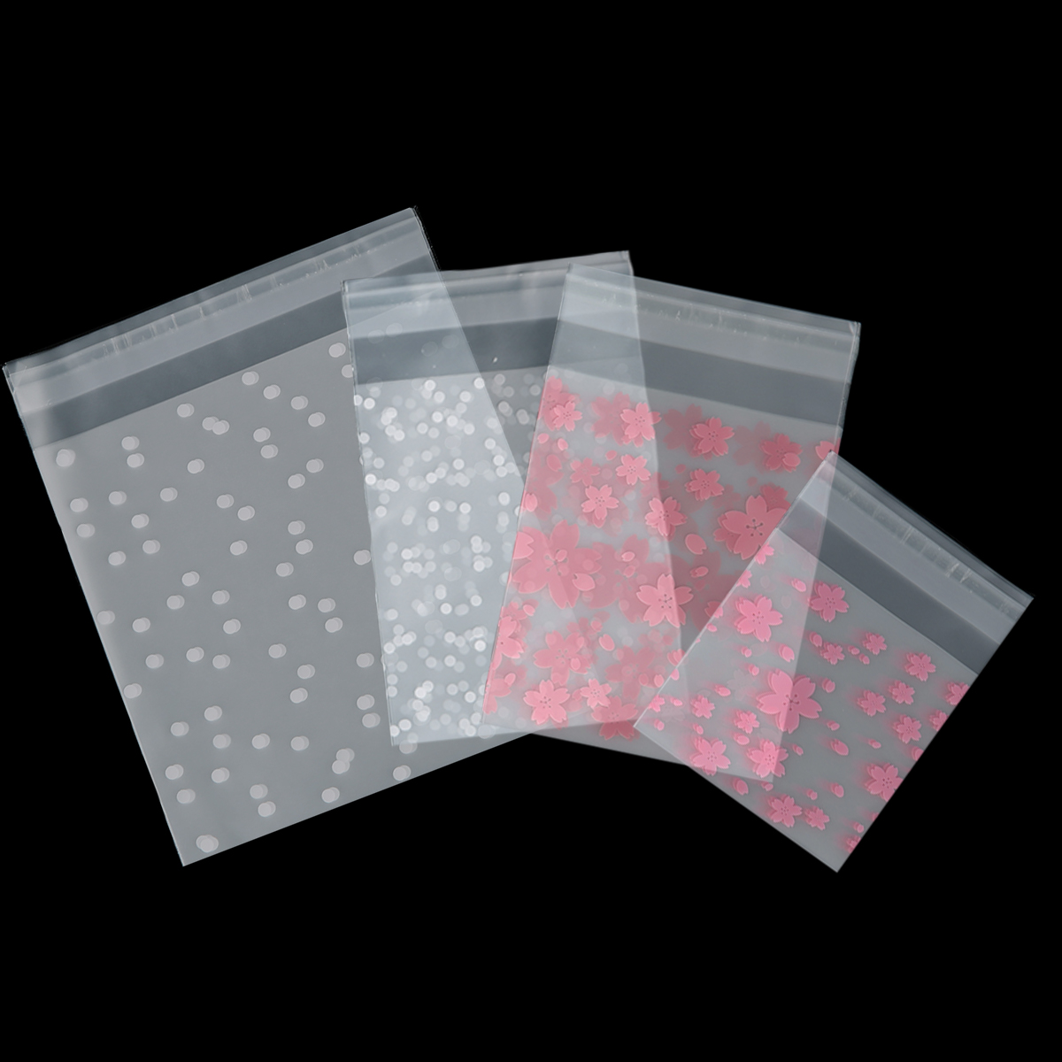 100 Stuks Transparante Geschenkzak Plastic Ritssluiting Zak Snoep Koekjeskaart Verpakking Diy Zelfklevende Tas Voor Huwelijksfeest