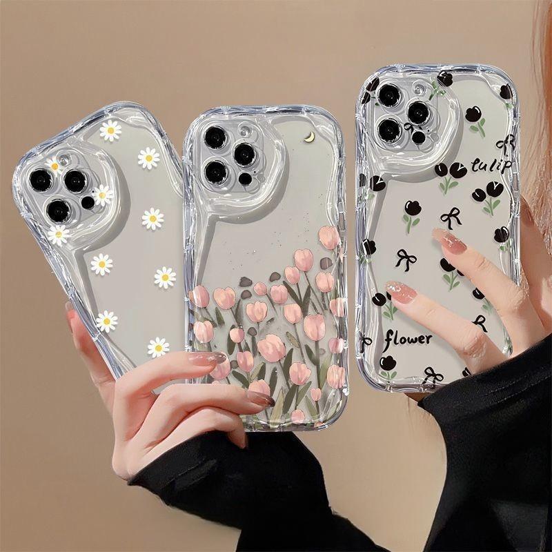 Etui na OPPO Reno 13 12 14 11 Pro 14F 13F 12F 11F 5G 7 4G 5 6 Lite A38 A18 A57 A77 A58 A78 A79 A98 Tulipan Stokrotka Kwiaty