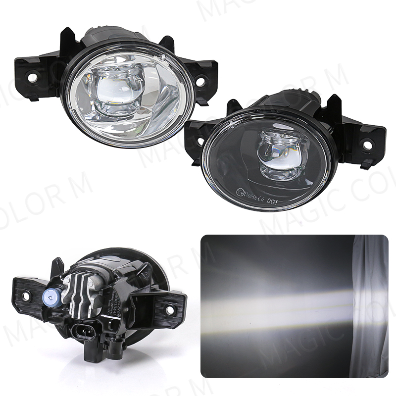 2szt Samochodowe światła przeciwmgielne przedni zderzak Światła do jazdy dziennej DRL Do Nissan X-Trail Altima Sylphy Almera QASHQAI March Pathfinder 12V