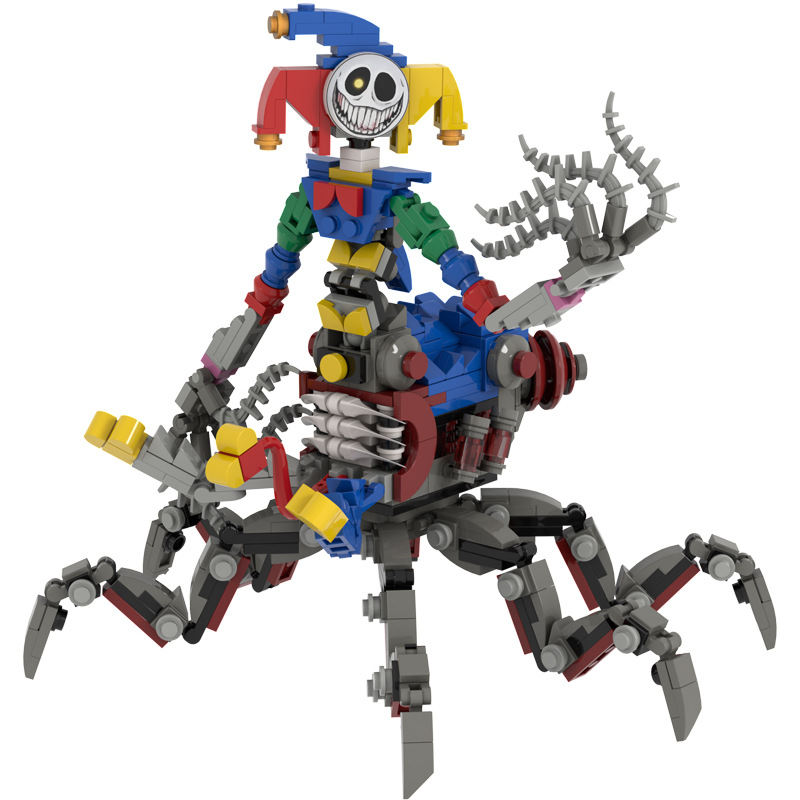 Moc Bobble Game Time 5 Joker Spidert Baustein-Set Kleinteilige Figuren-Modell Ornament Handgefertigtes Spielzeug