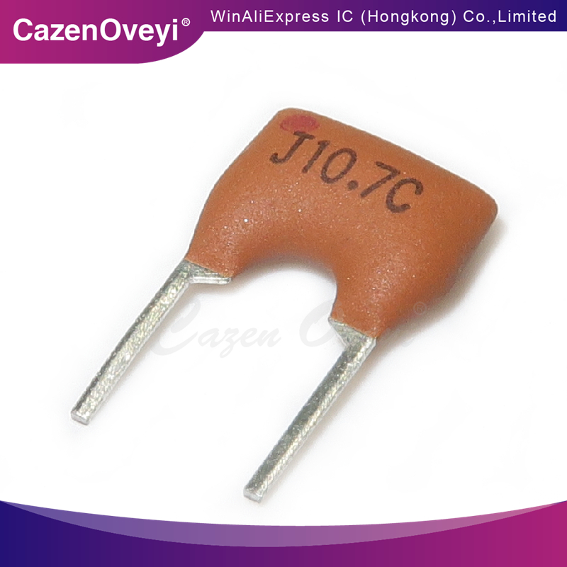 Suministro de 5 piezas, vibrador de cerámica JT10.7MC, JT10.7MG, 10,7 MHZ, 2 pies