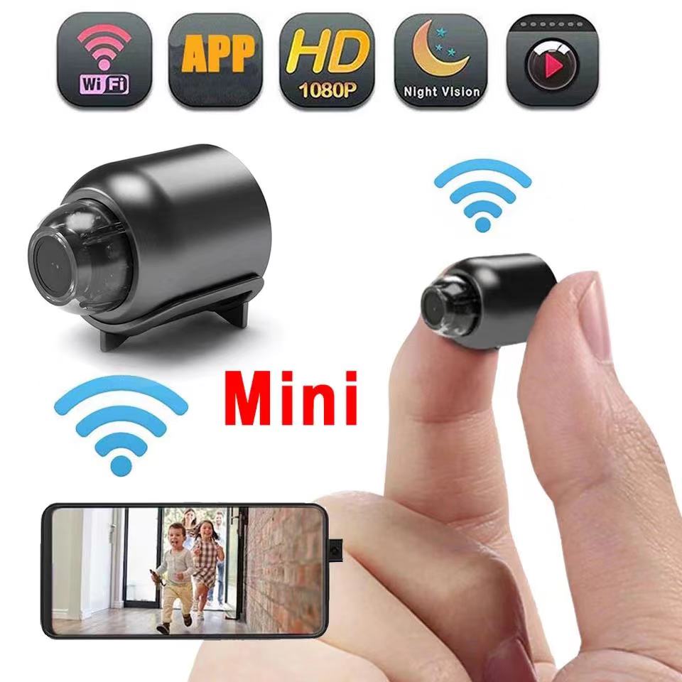 Caméra X5 1080P HD Wifi sans fil, vision nocturne, détection de mouvement, caméra de sécurité domestique, caméscope, enregistreur audio vidéo