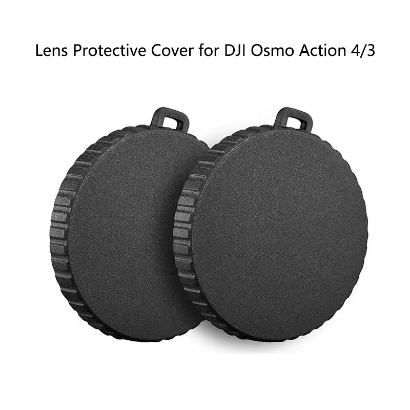 Cubierta protectora de lente para DJI Osmo Action 4/3, accesorios de cámara, tapa protectora de lente antideslizante de silicona a prueba de polvo