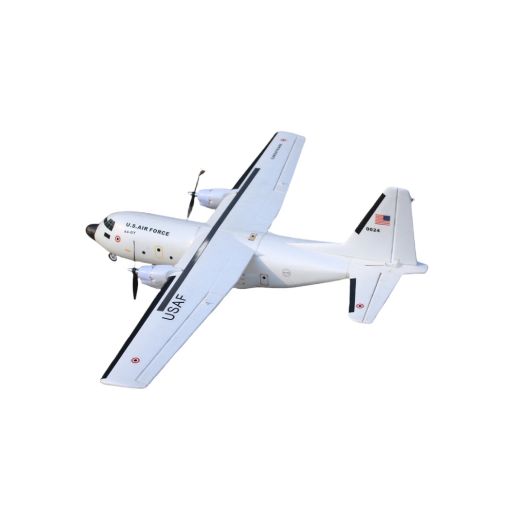 C-160 Cargotrans Twin Hercules 1120mm envergure EPOS Warbird Transport RC avion KIT/PNP