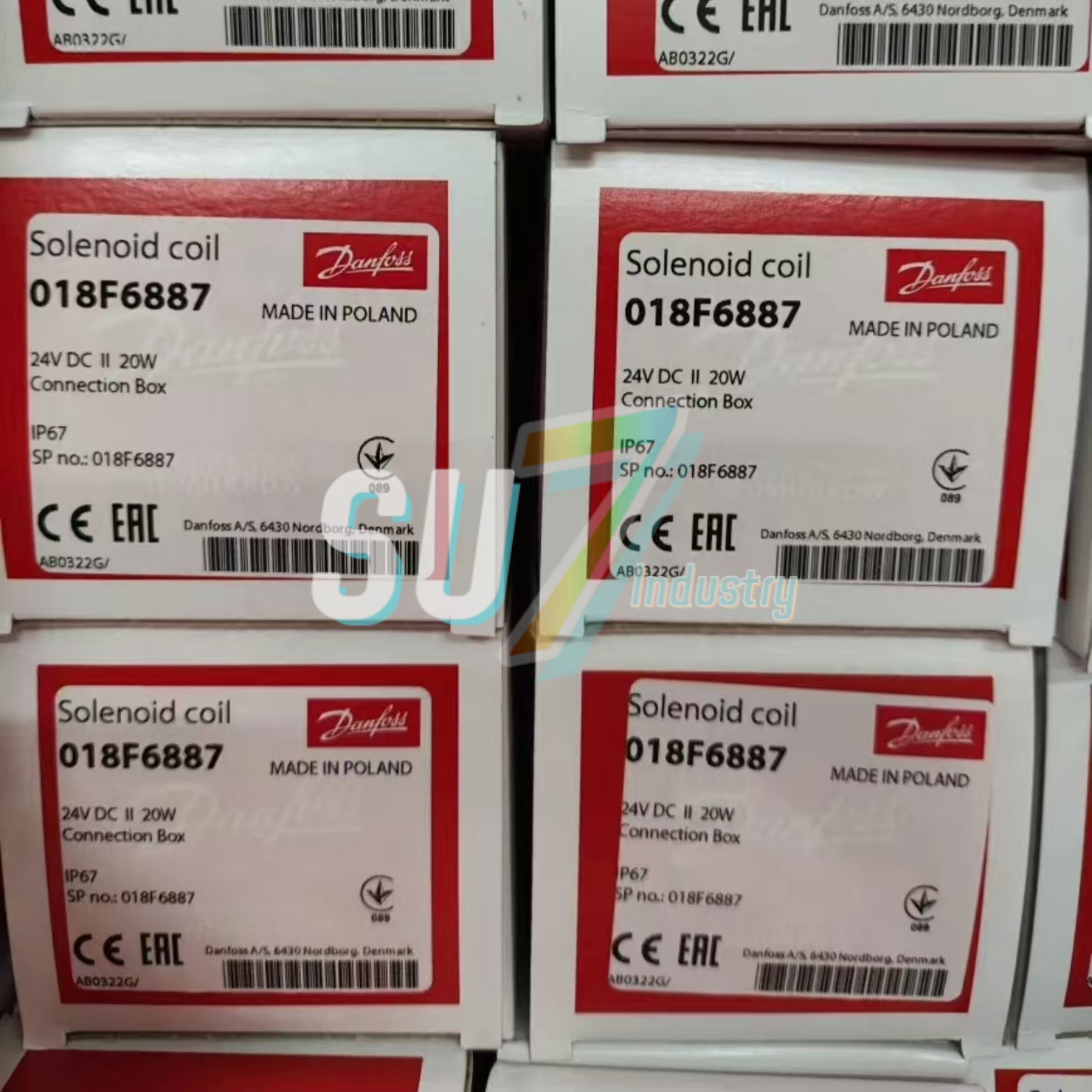 New original  018F6887 BG024DS solenoid valve coil 018F6905 BN230AS 018F7351 BB230AS