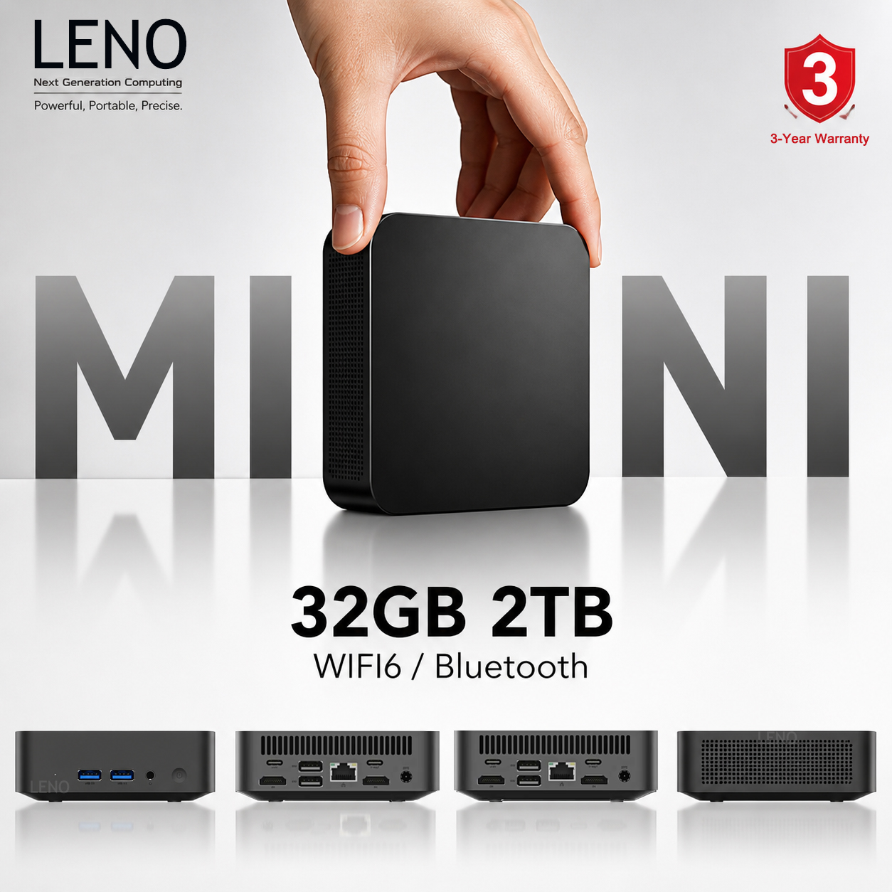 NUEVA Mini PC Gamer 2026, Computadora con Windows 11, Intel N150, 32GB RAM, 1/2TB SSD, FHD, Bluetooth, WiFi6, TYPE-C, para Juegos y Oficina, 4K HDMI