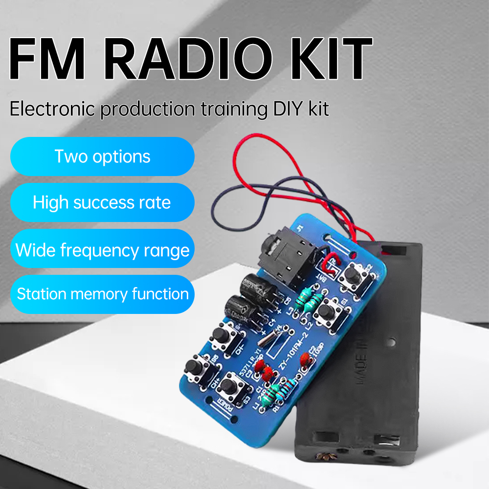 76-108 MHz FM Radio Kit RDA5807 Radio Modul Elektronische Produktion Training DIY Kit Drahtlose FM Empfänger Modul