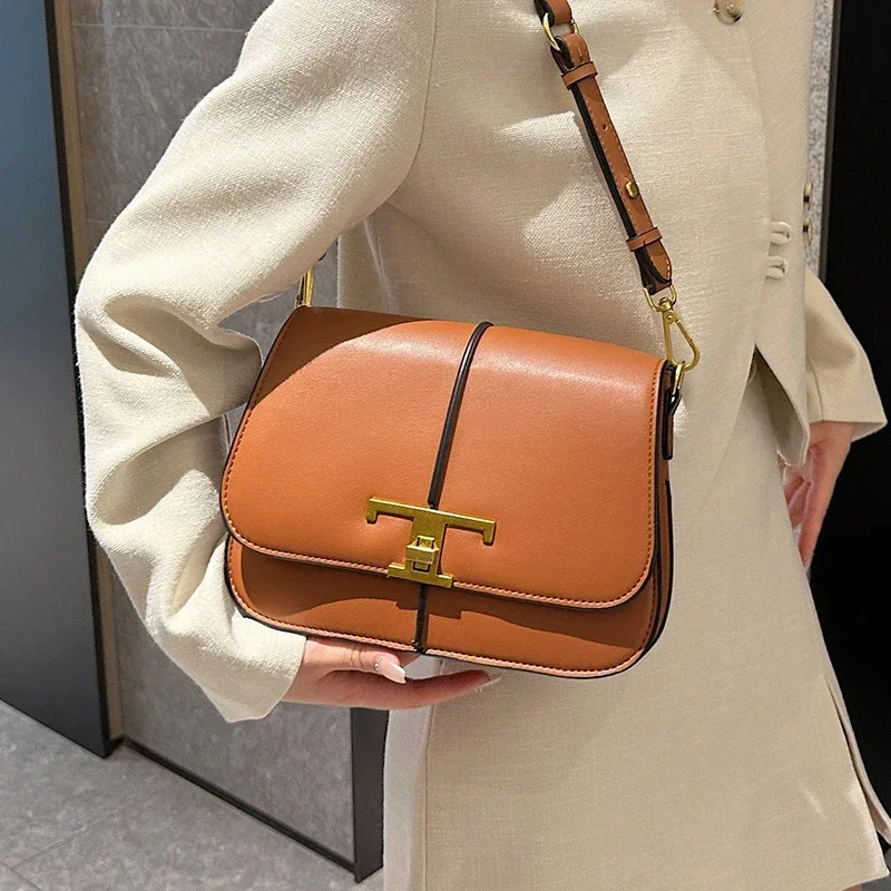 Luxuriöse Designer-Vintage-Wickeltasche: Elegante Crossbody-Handtasche für Damen im minimalistischen Stil mit großem Fassungsvermögen und Messenger-Taschenfunktion.