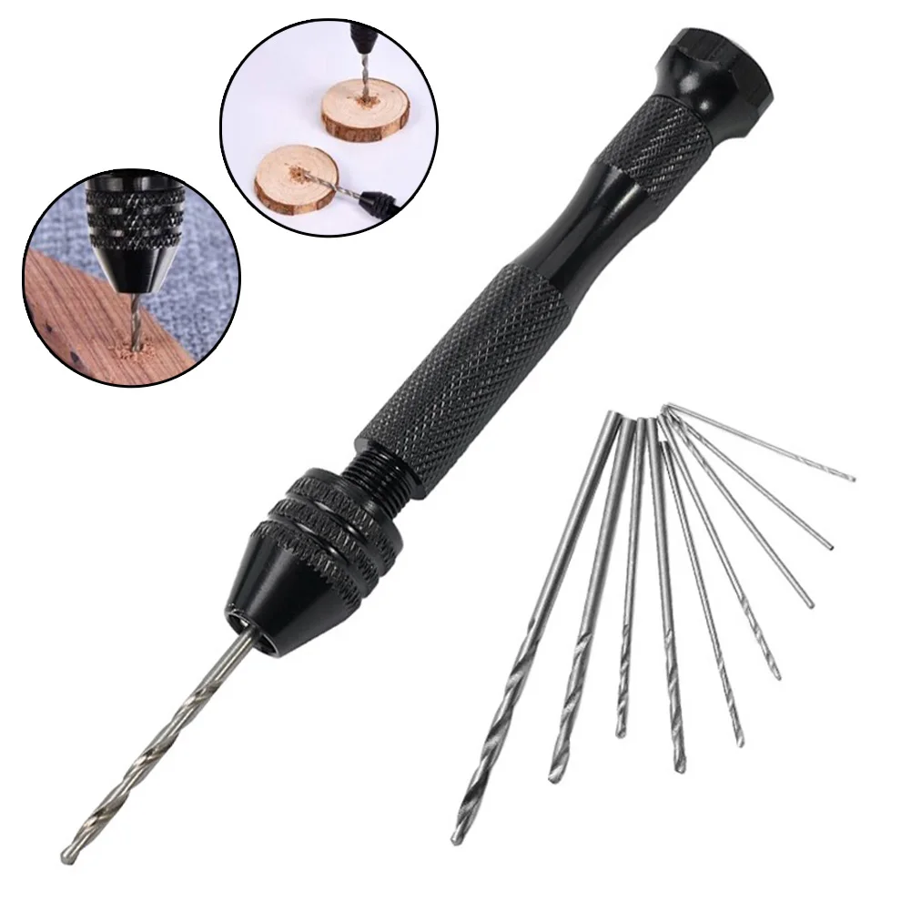 Hand Drill 0.8mm-3.0mm Drill Bits Set For Models Hobby DIY Woodworking Drilling Rotary Tools Hand Tools Set Accessories