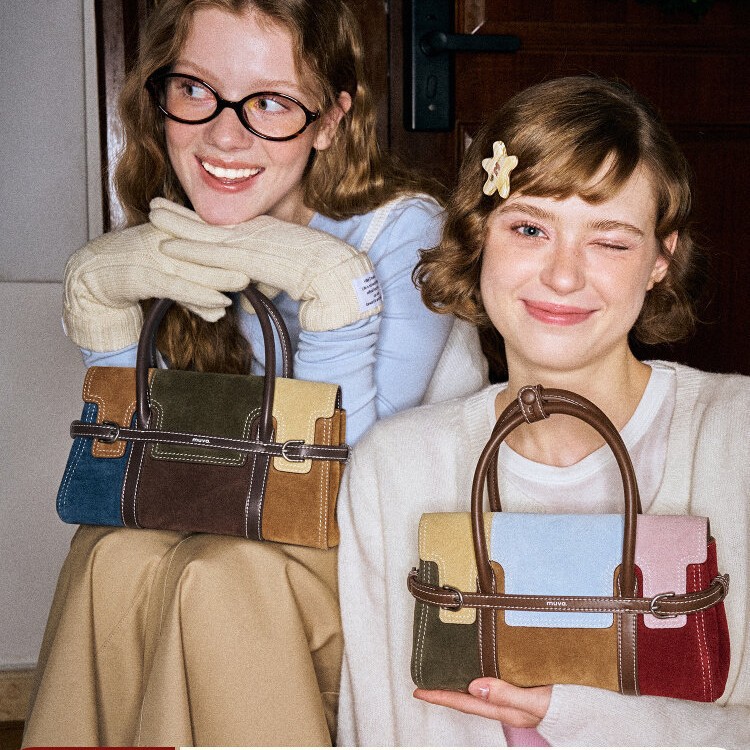Sac à main assorti aux couleurs, format compact - un sac de banlieue unique, haut de gamme et tendance pour les sorties quotidiennes, un sac bandoulière élégant