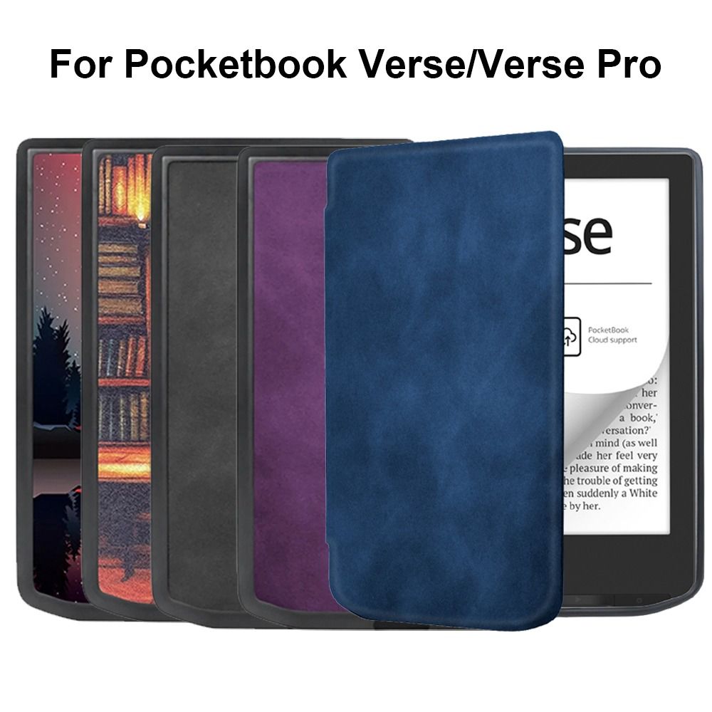 Miękka powłoka ochronna TPU do e-czytnika Pocketbook Verse/Verse Pro Ultra Slim Filio Cover PB 629/634 Funda Auto Wake/Sleep
