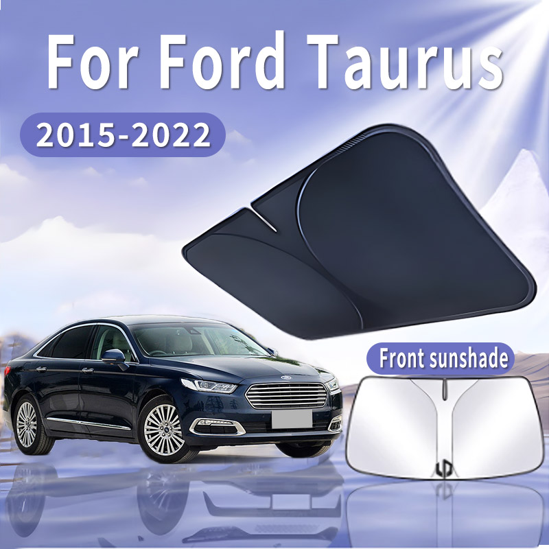 Opvouwbare Auto Zonneklep Voor Ford Taurus 2015 ~ 2022 2019 Voorruit Zonnescherm Warmte-isolatie Zomer Koeling Auto Accessoires