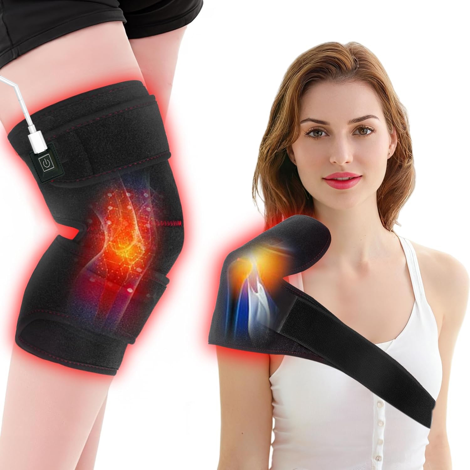 Red Light Therapy Pad เข่า LED อินฟราเรดโคมไฟสําหรับไหล่ผ่อนคลายปวดบรรเทา Health Care แบบพกพาใช้อุปกรณ์แสงสีแดง