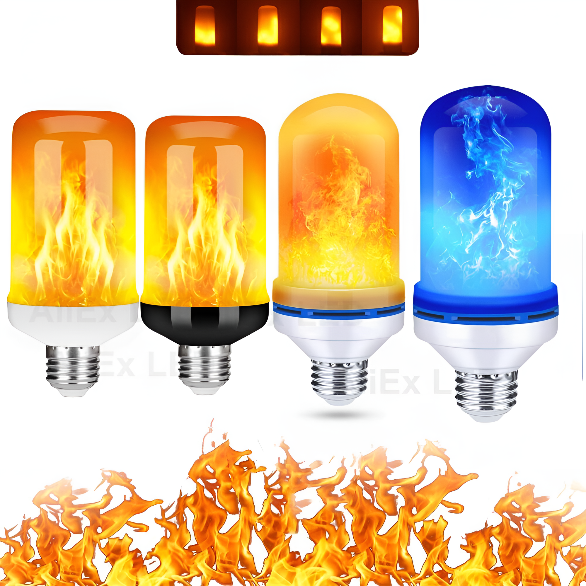 Heiß 9w e14 e27 b22 led flamme lampe feuer lampe mais birne flackern led licht dynamischer flamme ffekt ac110v 220v für die beleuchtung zu hause