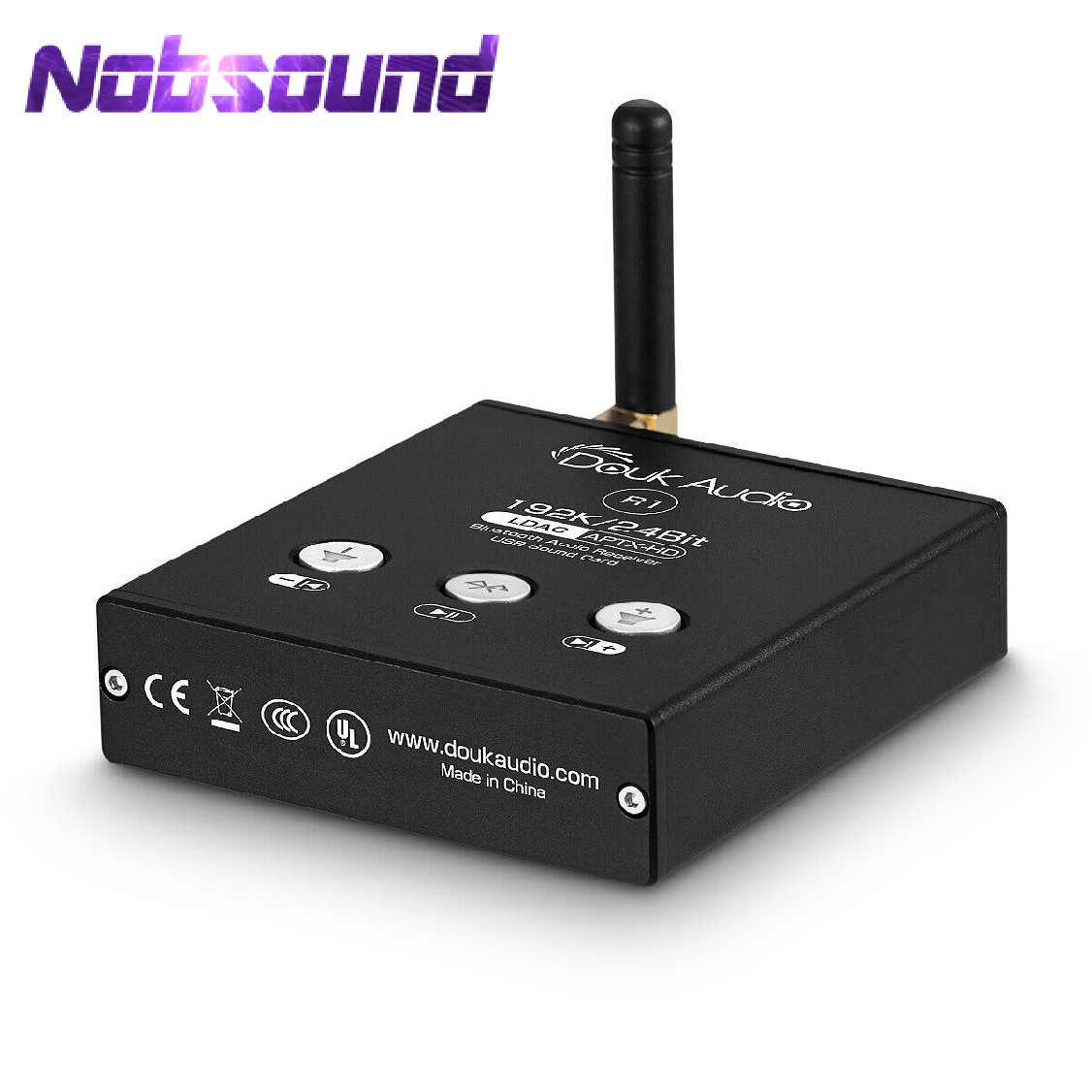 Nobsound penerima Stereo Audio HiFi CSR8675, penerima Mini Stereo Audio Bluetooth 5.0 CS4398 USB DAC LDAC APTX-HD 192K