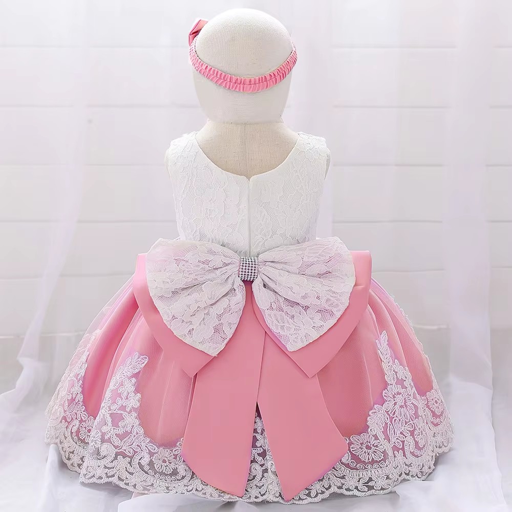 Vestido de Navidad para Bebé Niña, Vestidos de Princesa para Fiesta de Cumpleaños, Disfraz de Noche para Niñas, Vestidos de Boda con Lazo