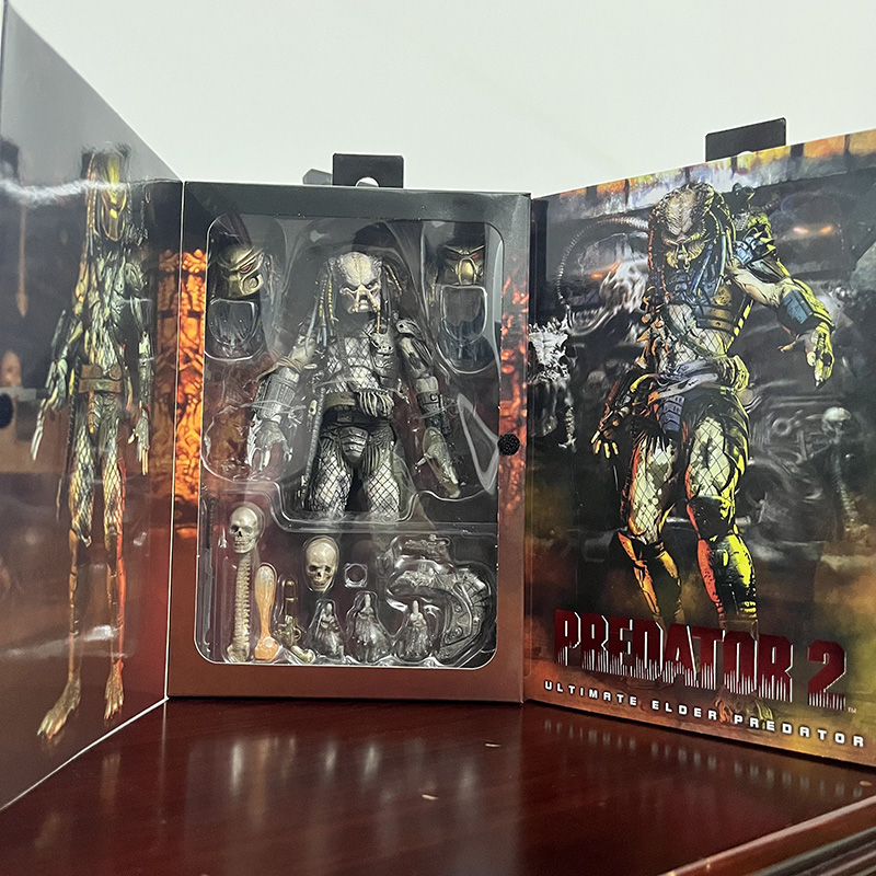 Figurine articulée Ultimate Elder Predator, jouet de collection, poupée d'horreur, cadeau de Noël pour enfants