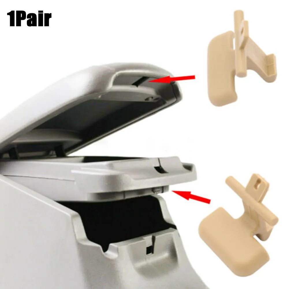 2Pcs Car Armrest Latch คลิปคอนโซลกลางคอนโซล Upper & Lower Latch สำหรับ Hyundai Sonata 2009-2010