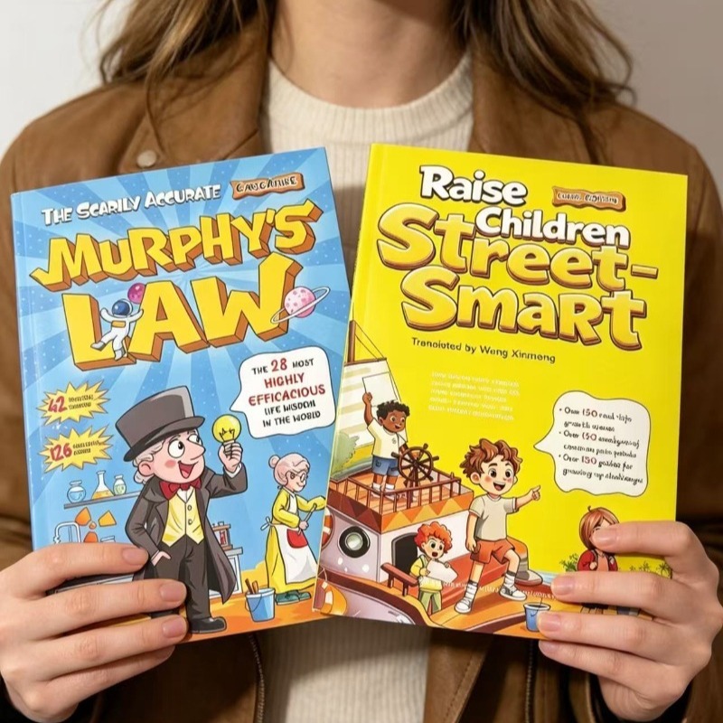 Libro de aprendizaje de la Ley de Murphy para niños de 8 a 12 años, con ilustraciones, conceptos educativos divertidos que fomentan la resiliencia y una mentalidad de crecimiento