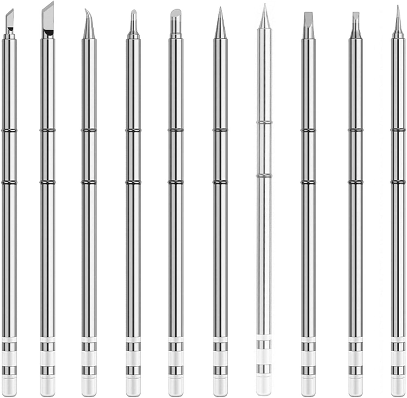 T12 Elektrische Soldeerbout Tips T12-K B2 BL I ILS JL02 D24 KF BC2 BC3 C4 Tip Kits Voor Hakko fx951 Micro DIY Soldeerstation