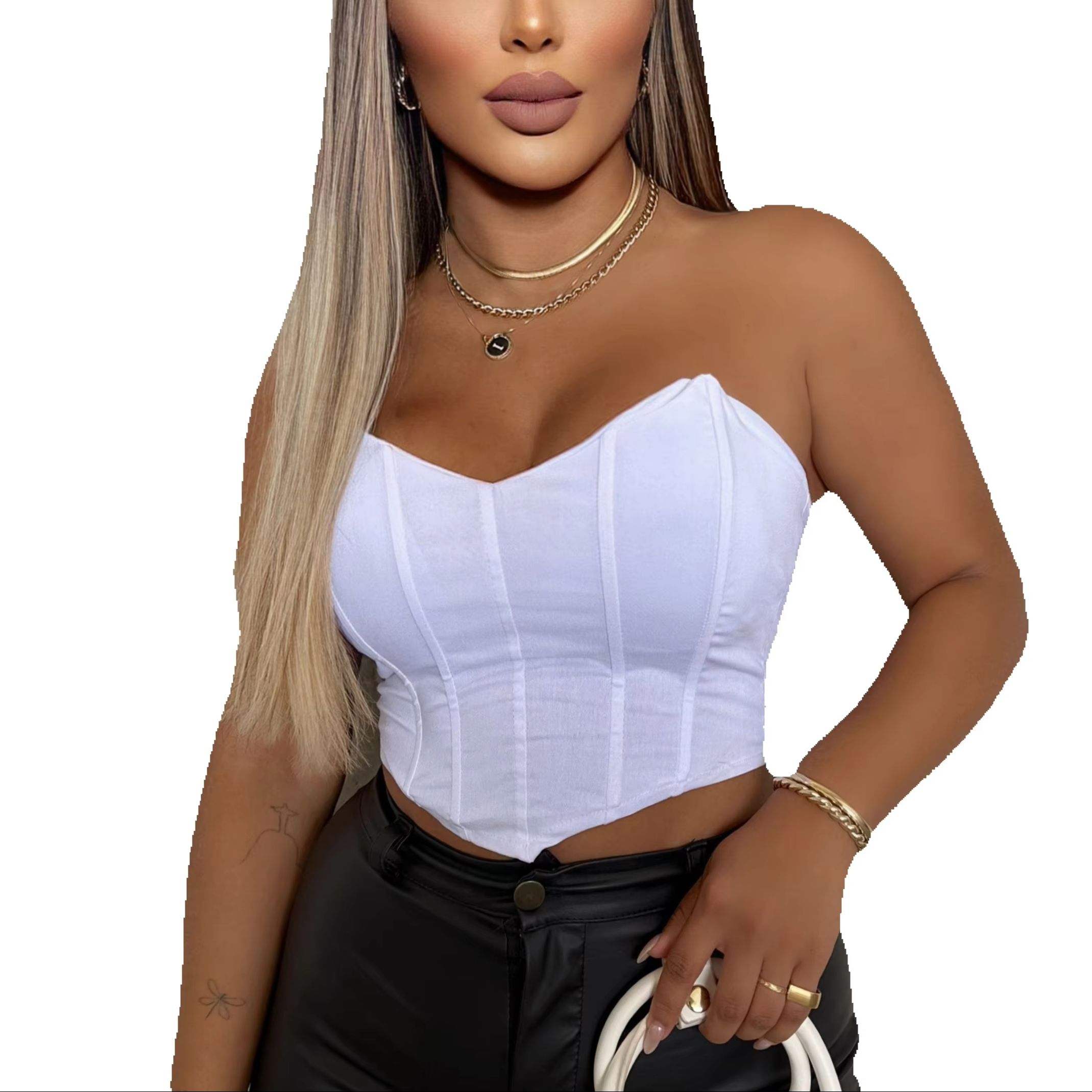 CROPEED CORSELET MORCEGO - BRANCO