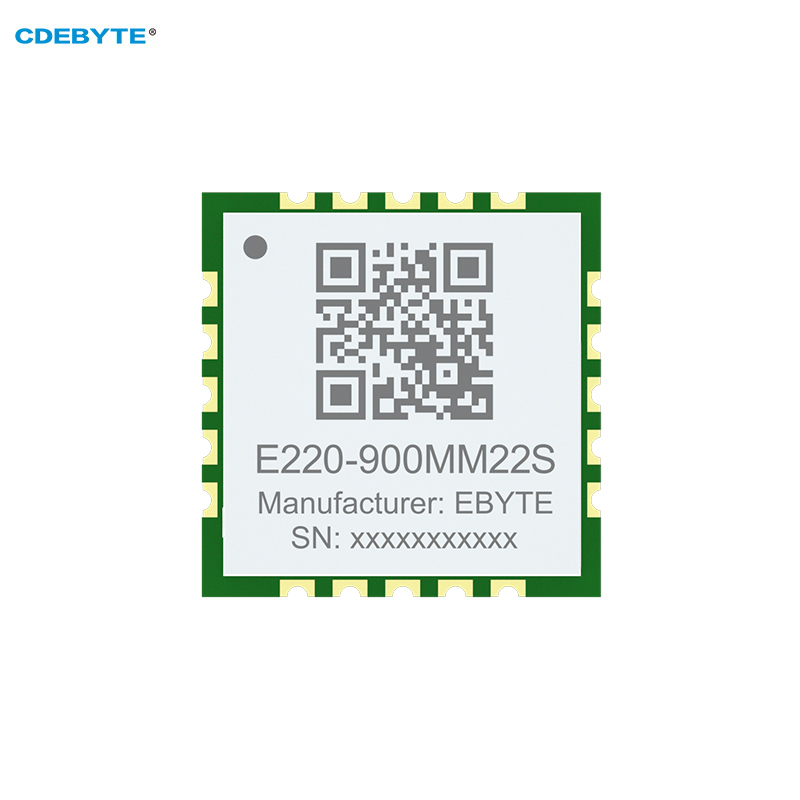 LLCC68 LoRa Drahtlose Modul 868/915MHz SPI Ultra-Kleine Größe 10*10mm CDEBYTE E220-900MM22S 22dBm 5,5 KM Niedrigen Power Verbrauch