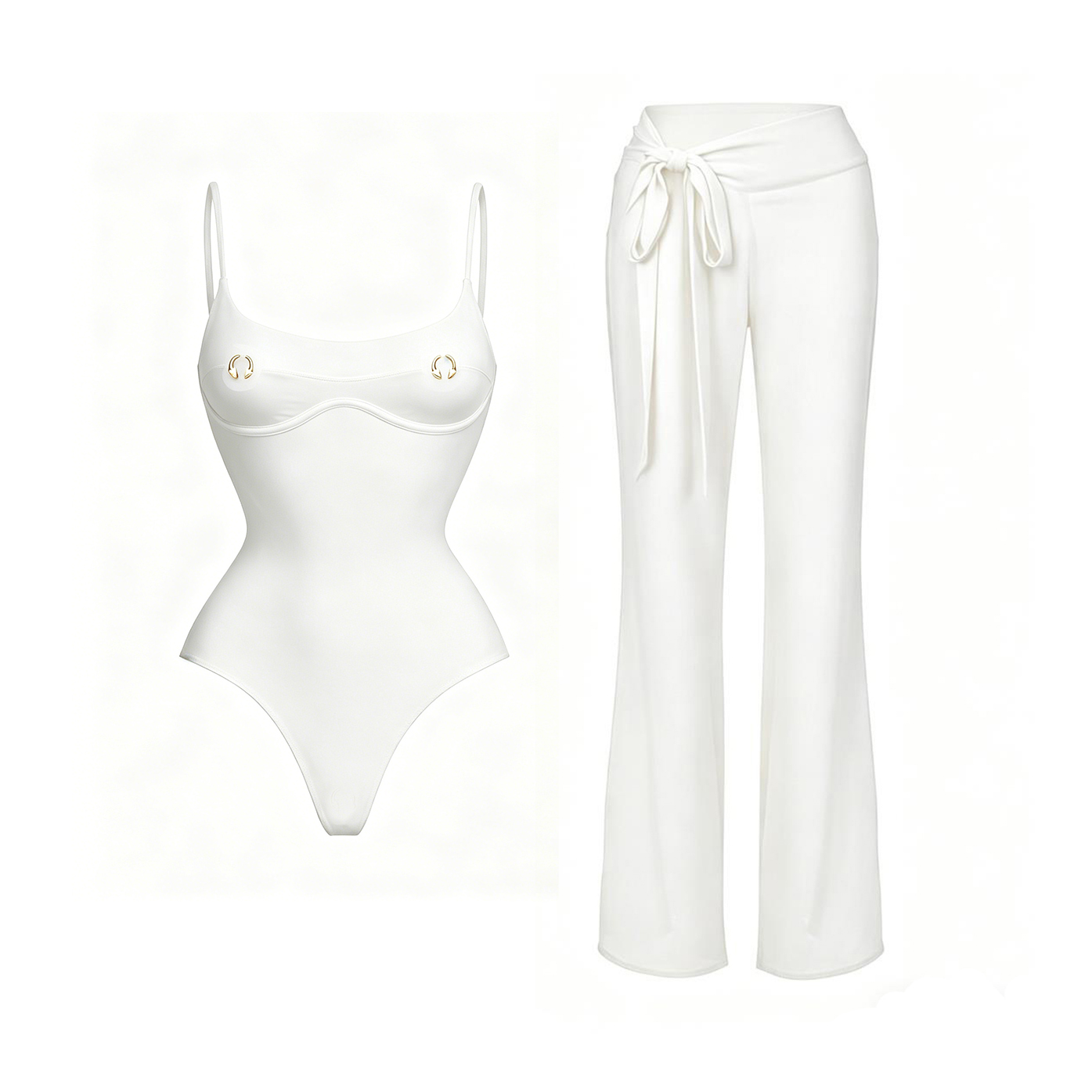 Solid 2Pcs Sexy Swimsuit Women Micro Bikini Set Swimwear Push Up Swim Suit Female Bandeau Biquini High Cut Bathingsuit Beachwear