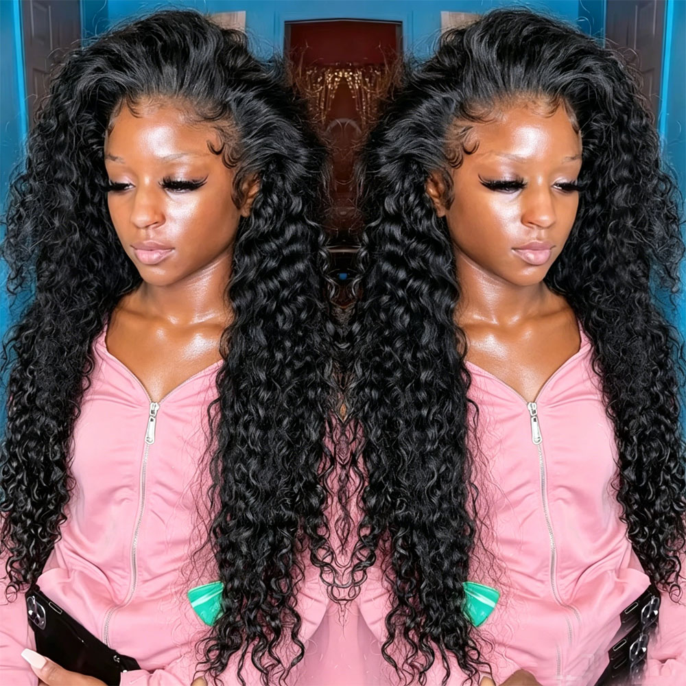 Loose Wave Human Hair Wig Lace Frontal 13X6 13X4 40 Inches Brazilian Human Hair Lace Wigs Loose Deep Wave Hd Lace Frontal Wig