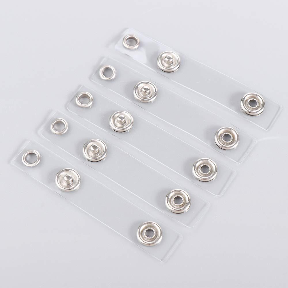 10Pcs High Quality Transparent PVC ID Card Holder Lanyard Name Card Keychains Badge Holder Accessories Credential Holder
