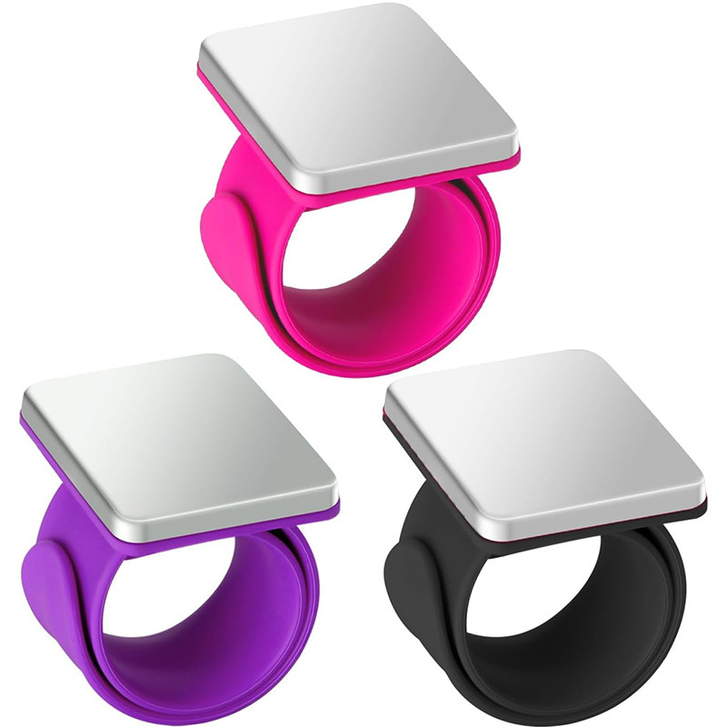 Magnetisches Armband Haarklammer-Halter Silikon-Haarnadel-Armband für Friseur Stylist Salon-Werkzeug