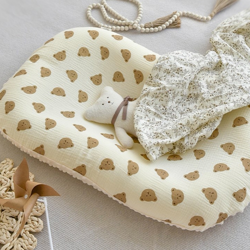 Cama bebê destacável, portátil, viagem, crianças, almofada dormir, berço multifuncional
