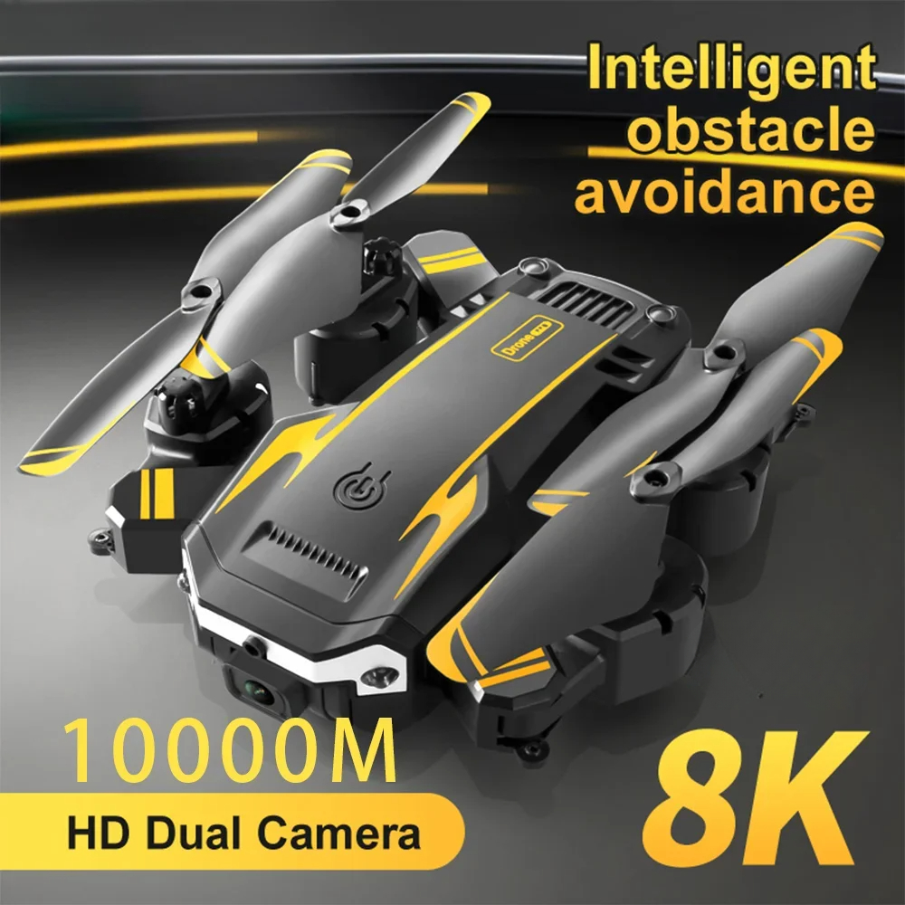 กลางแจ้ง G6 Drone 5G Professional 8K HD การถ่ายภาพทางอากาศ OmniDirectional หลีกเลี่ยงอุปสรรค Quadrotor ระยะทาง 10000M