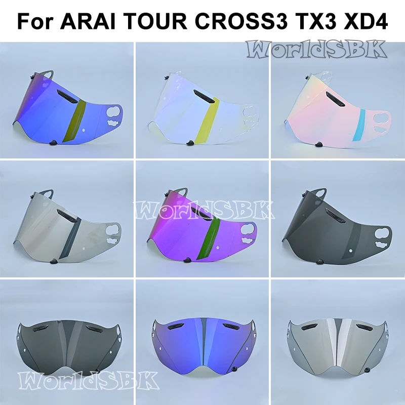 Gafas para casco de motocicleta, visera de visión nocturna para casco todoterreno ARAI TOUR-CROSS3 TX3 XD4 Rally