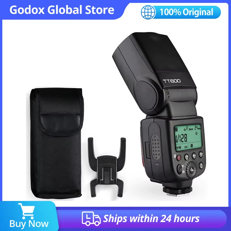 Godox TT600 2,4G Wireless X-System GN60 Master/Slave Kamera-Blitzgerät für Canon Nikon Sony Pentax Olympus Fuji Lumix