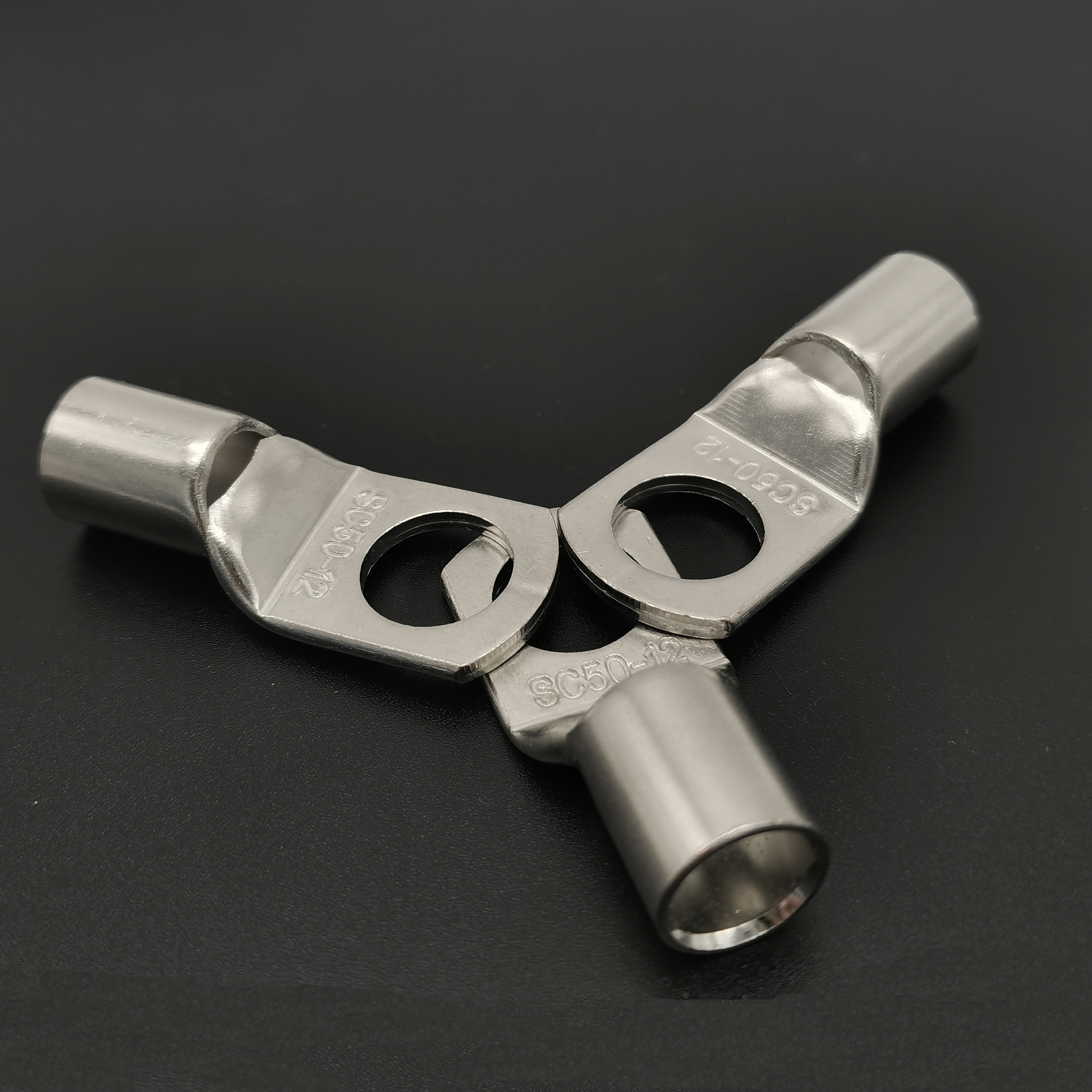 10 unids/lote 16 ~ 35 mm2 terminales Cable de soldadura conector traje SC16-6 SC25-8 SC35-8