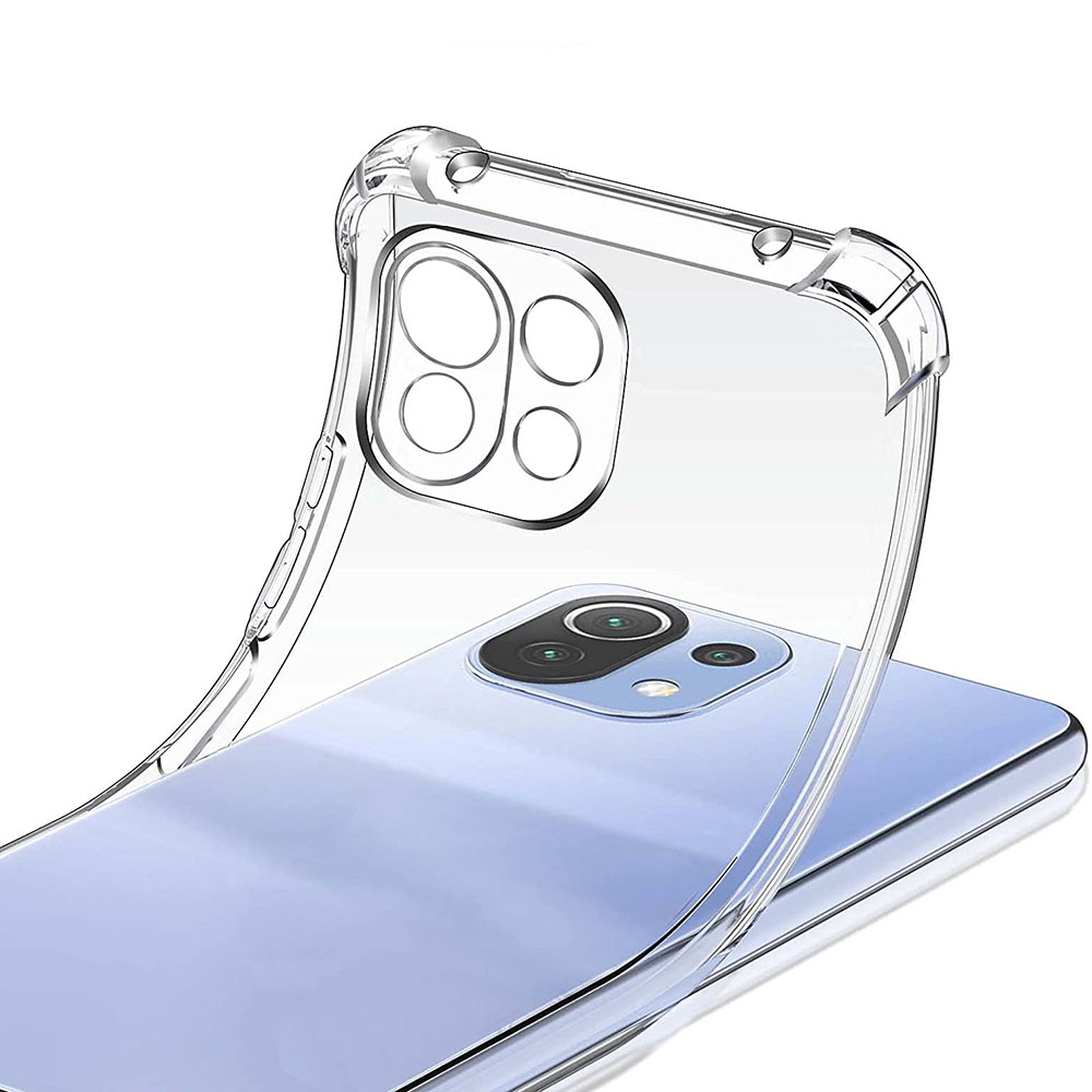 Custodia per telefono in silicone antiurto Airbag 3D per Xiaomi Mi 11 11T 12 lite 12S 12X 12 12T 13 13T Pro Custodie posteriori ultra sottili Caqa