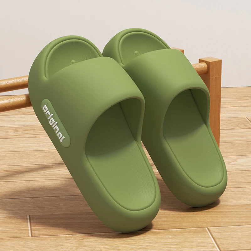 Letter Gedrukt Dikke Bpttpm Kussen Slippers Vrouwen 2026 Indoor Zachte Platform Slides Vrouw Outdoor Antislip Strand Slippers 45