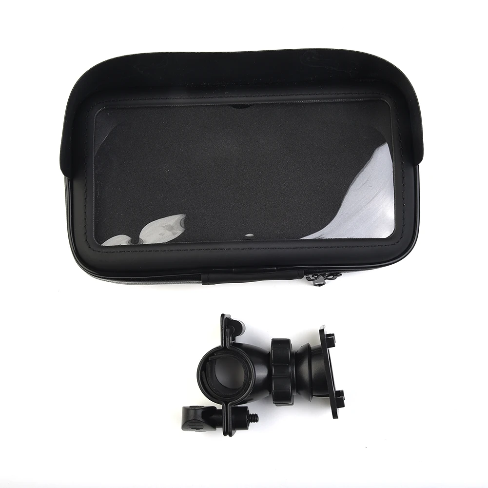 Motorfiets Atv Fiets Stuur Houder Houder Tas Voor Mobiele Telefoon Gps Waterdichte Anti-Kras Telefoon Stand Tas Voor Auto Auto Auto