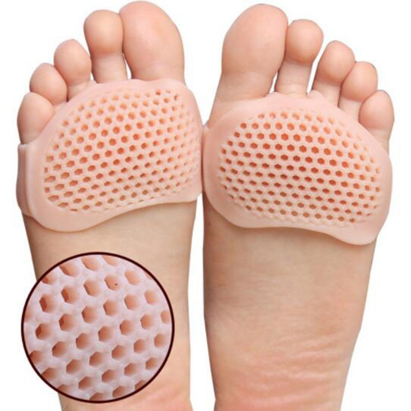 Plantillas de Gel de silicona, separador de dedos del pie, Protector ortopédico de pulgar Valgus, ajustador de juanete, Protector de Hallux, cojín para el cuidado de los pies, 2 uds.