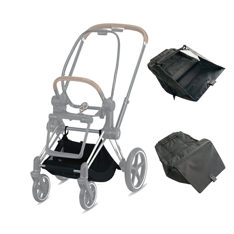 Cesta de compras para carrinho de bebê cybex priam 3/4, bolsa de armazenamento para carrinho de fraldas, faça você mesmo, substituição direta, acessórios para carrinho de bebê