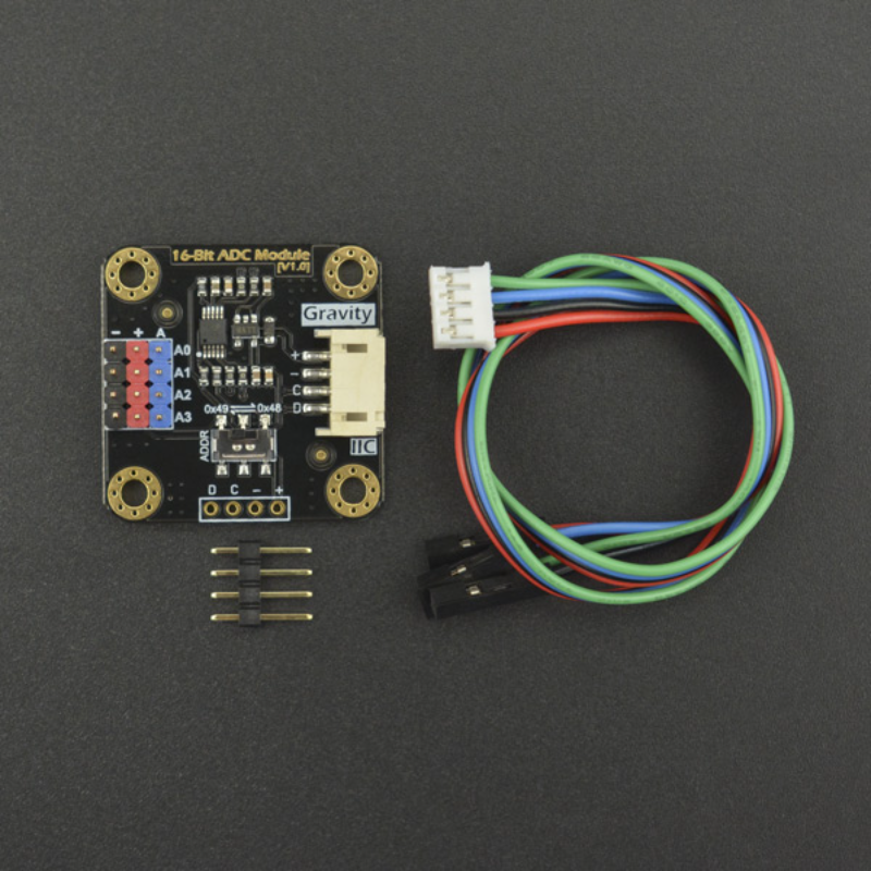 Módulo de conversión I2c Ads1115 de 16 bits, adquisición de datos Adc aplicable a Arduino Raspberry Pi